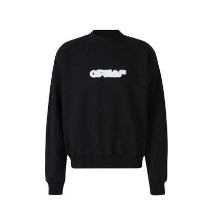Black Cotton Sweatshirt
