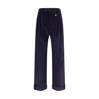 Blue Cotton Pants