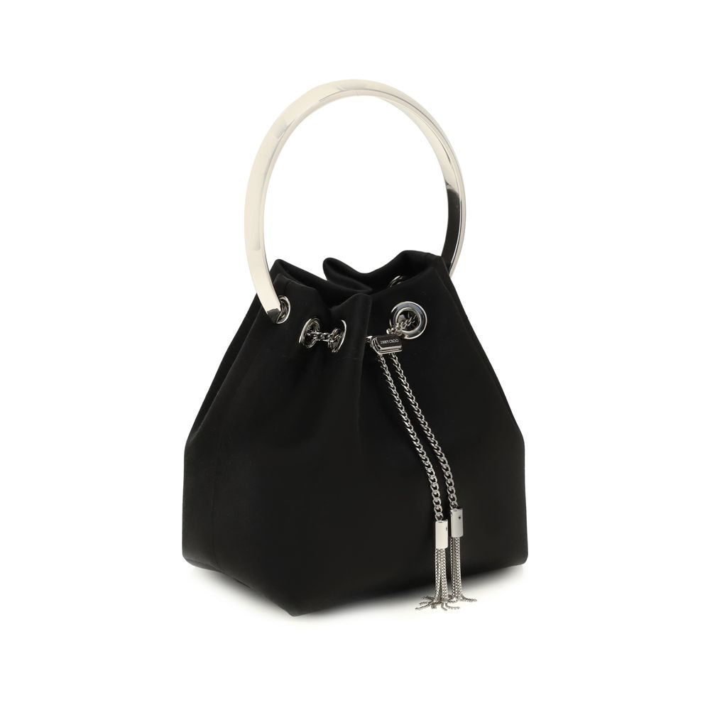 Black Silk Backet Bag