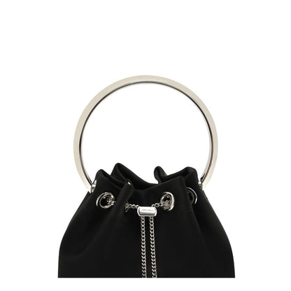 Black Silk Backet Bag