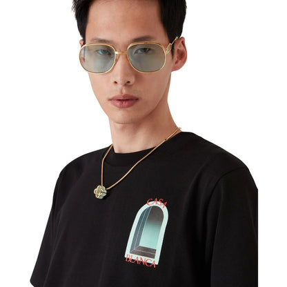 Black Cotton T-Shirt