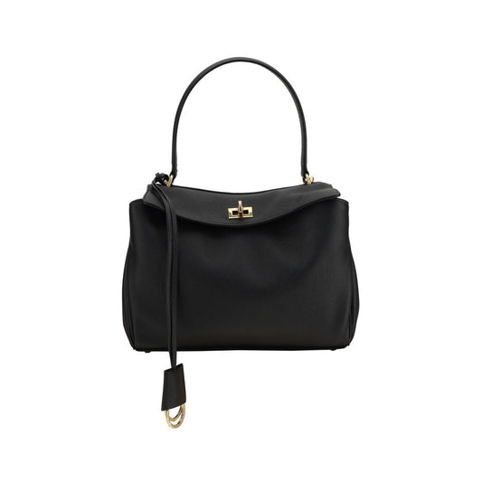 Black Calf Leather Bos Taurus Shoulder Bag