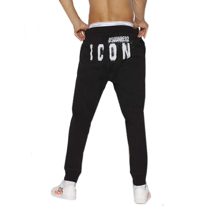 Black Cotton Joggers (Workout Pants)