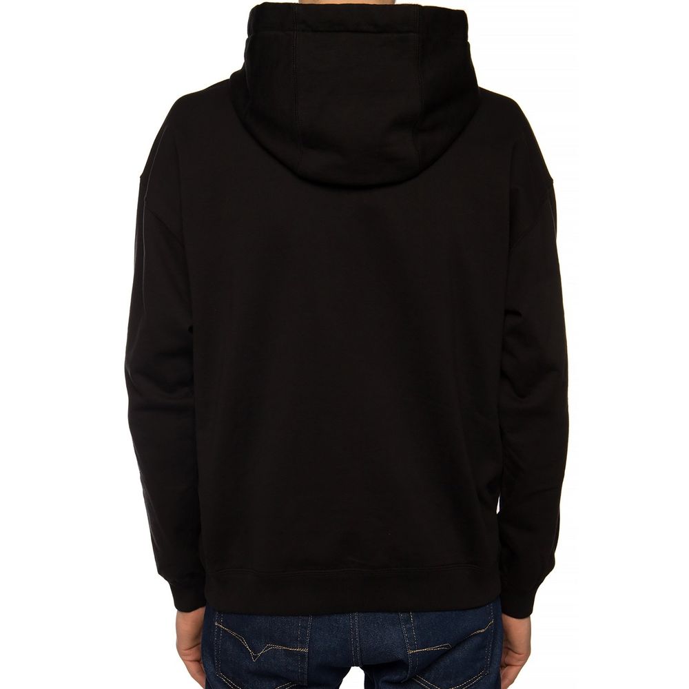 Black Cotton Sweatshirt