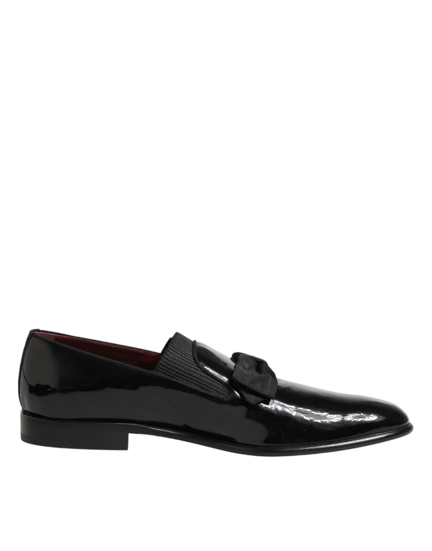 Black Leather Slip On Dress Men Loafers Shoes