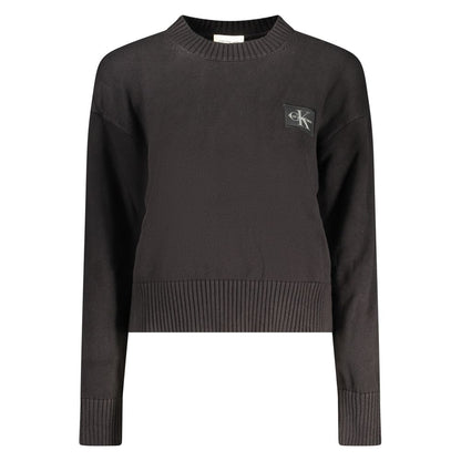 Black Cotton Sweater