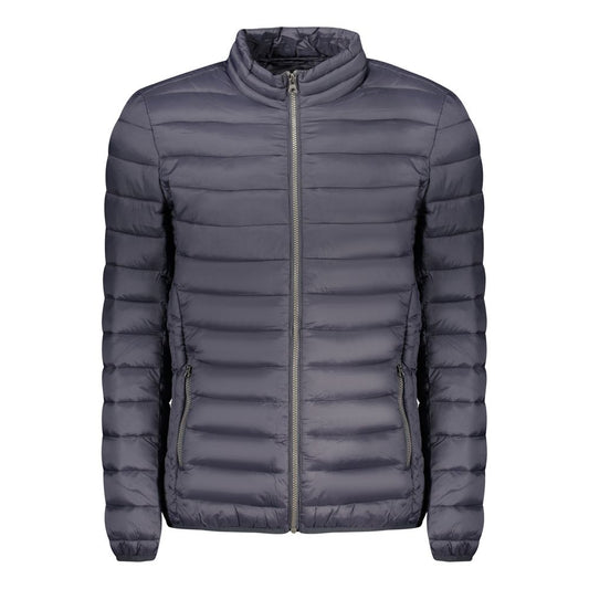 Blue Polyamide Men Jacket