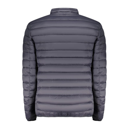 Blue Polyamide Men Jacket