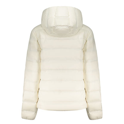 White Polyester Women's Jacket
