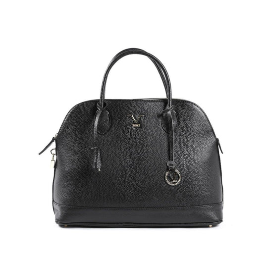 Black Leather Tote Bag