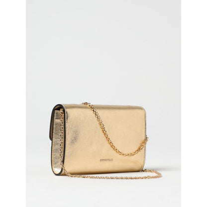 Gold Leather Shoulder Bag