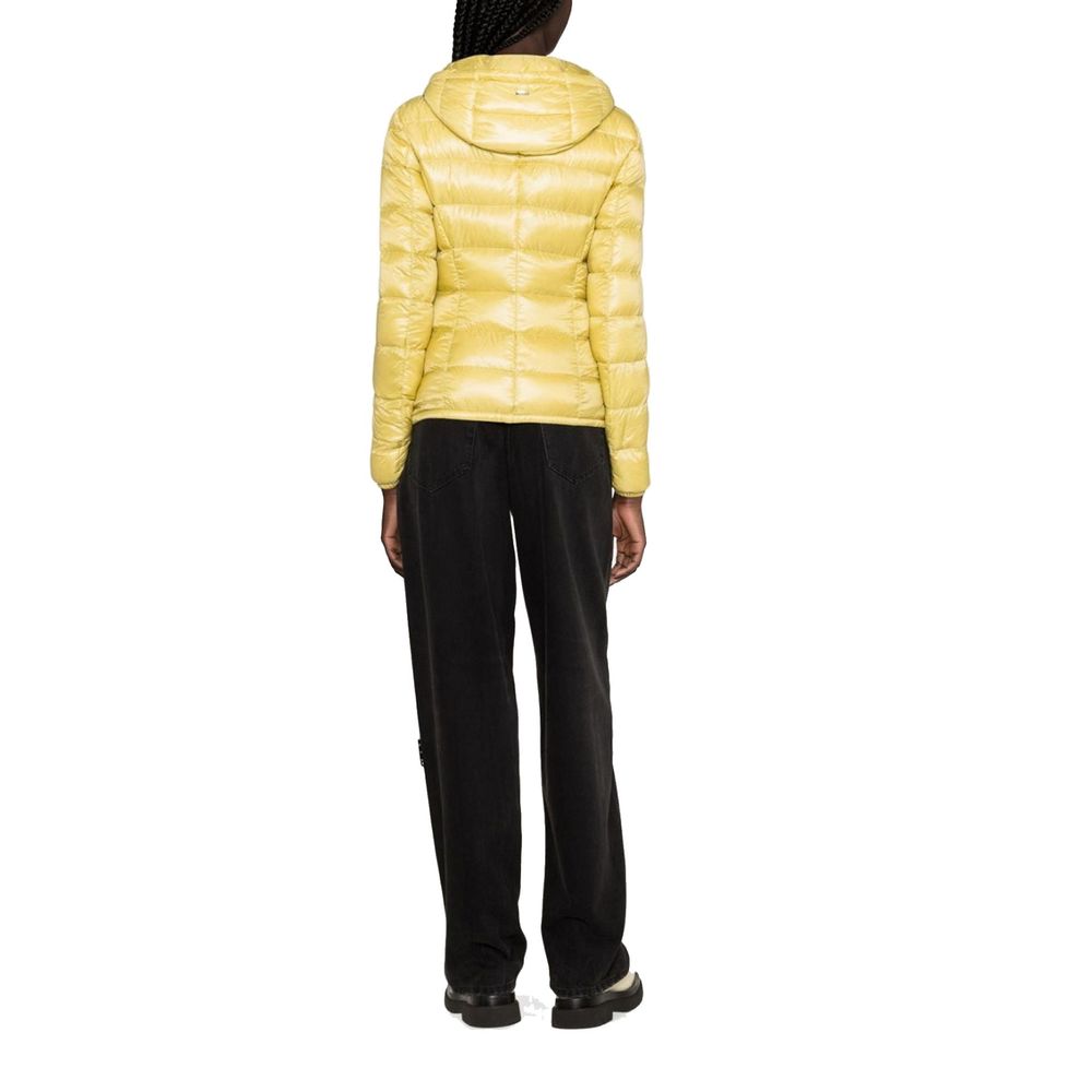 Yellow Polyamide Shell Jacket
