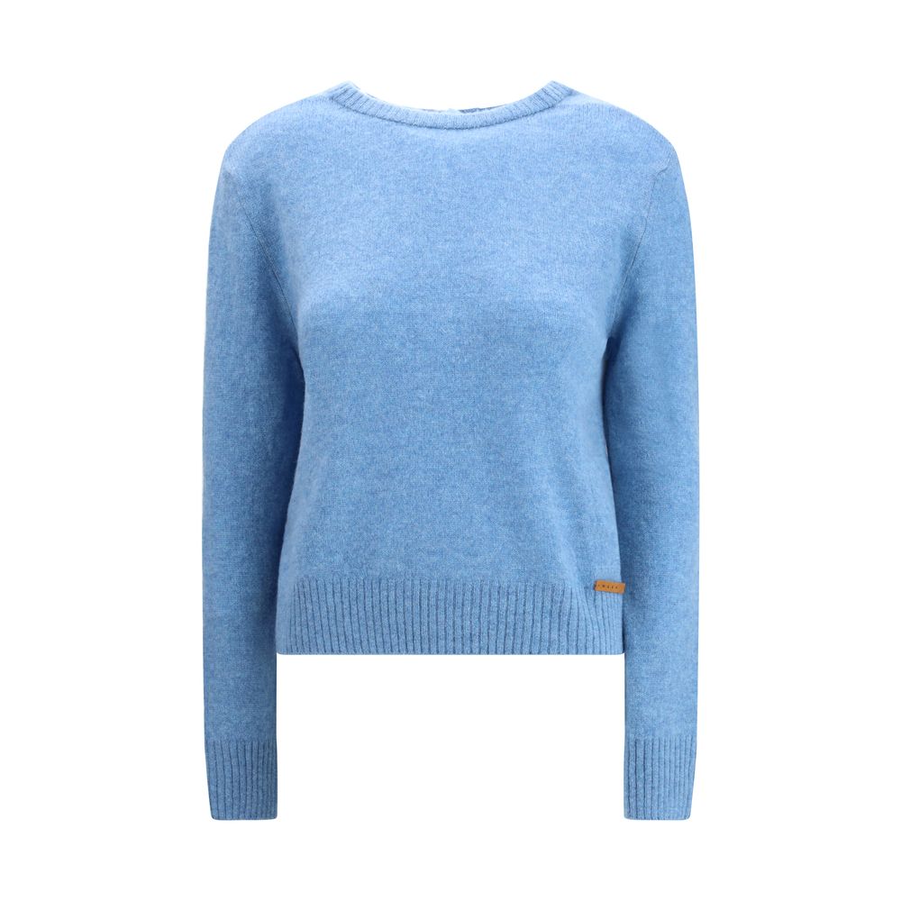Blue Cashmere Sweatshirt
