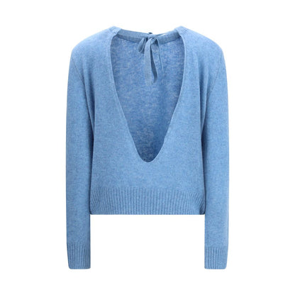 Blue Cashmere Sweatshirt