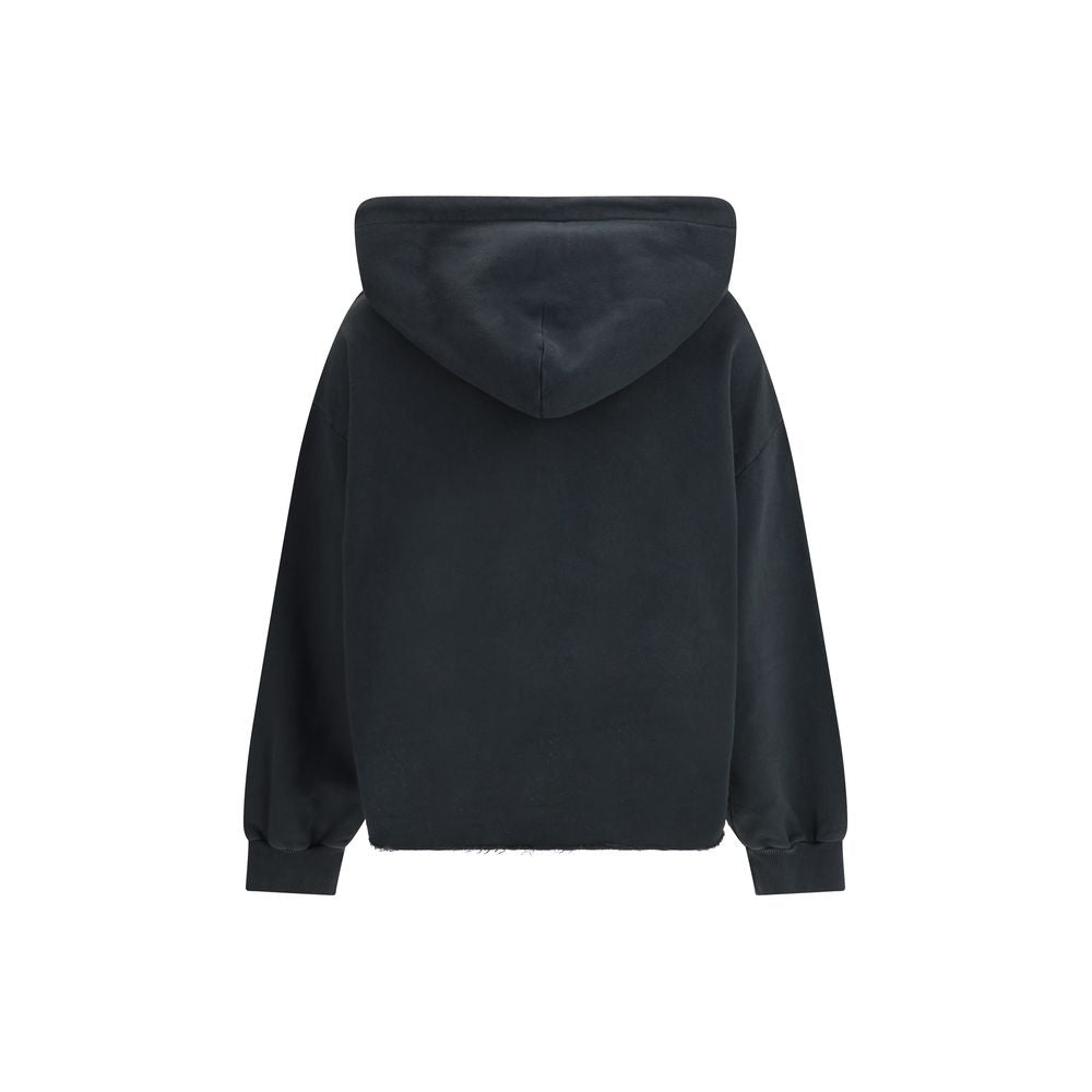 Black Cotton Sweatshirt