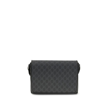 Black Polyethylene Shoulder Bag