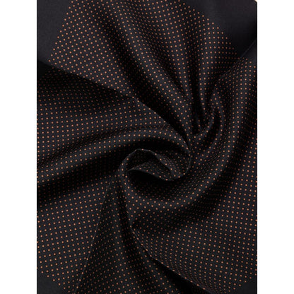 Black Silk Pocket Square
