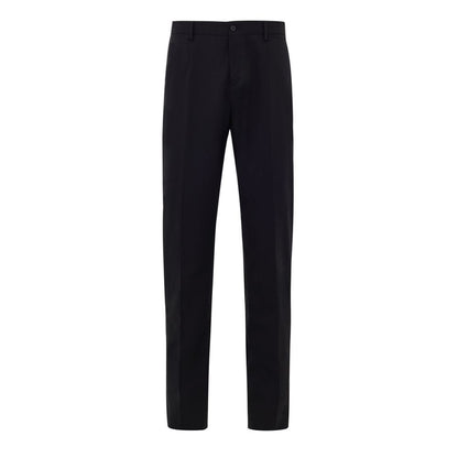 Black Wool Two-Piece Suit