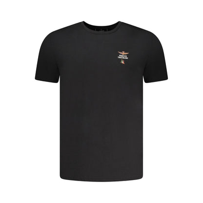 Black Cotton Men's T-Shirt