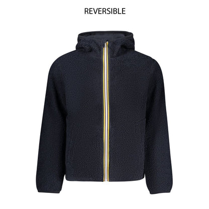 Blue Polyester Jackets & Coat