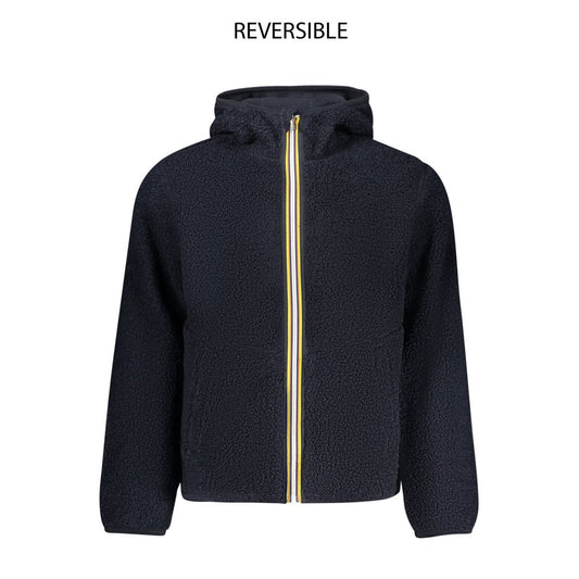 Blue Polyester Jackets & Coat