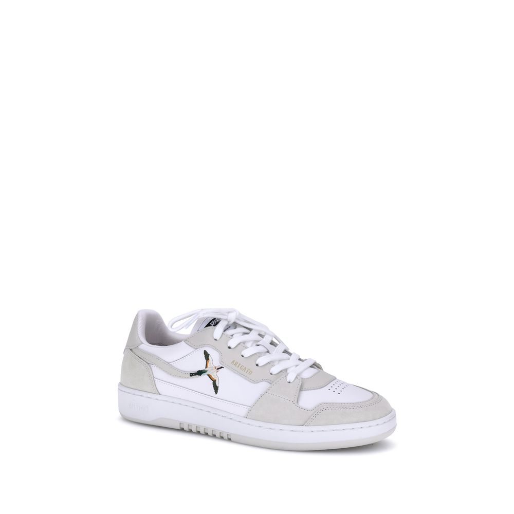 White Calf Leather Bos Taurus Athletic Sneakers