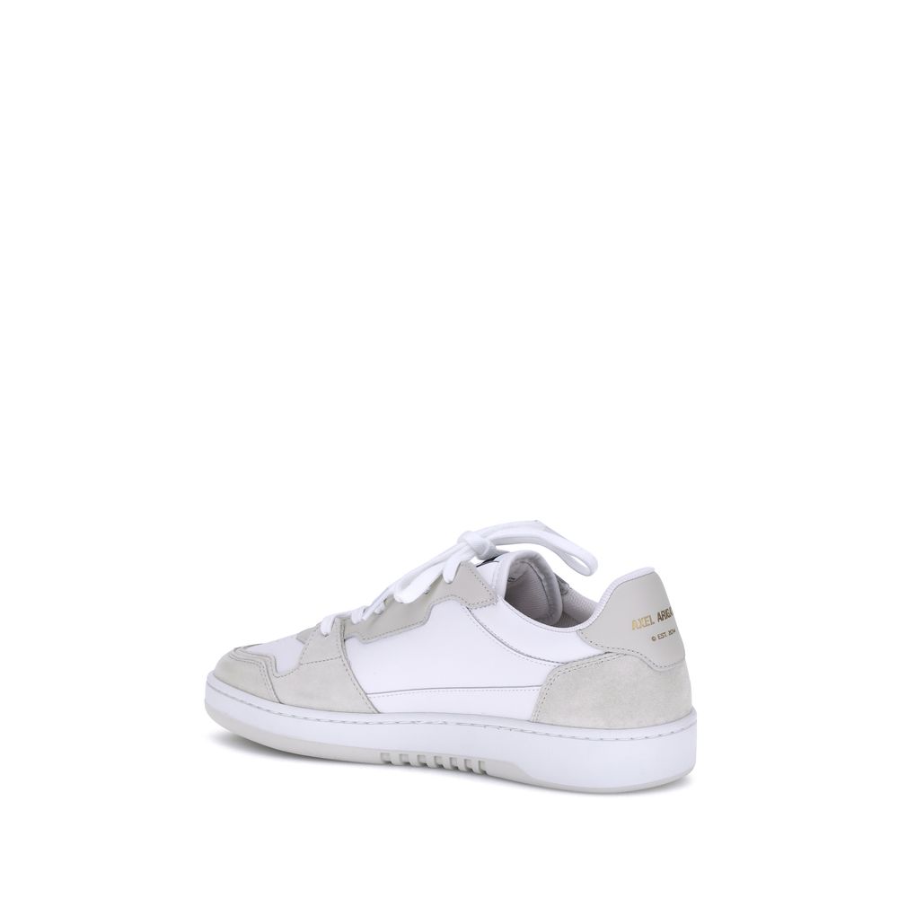 White Calf Leather Bos Taurus Athletic Sneakers