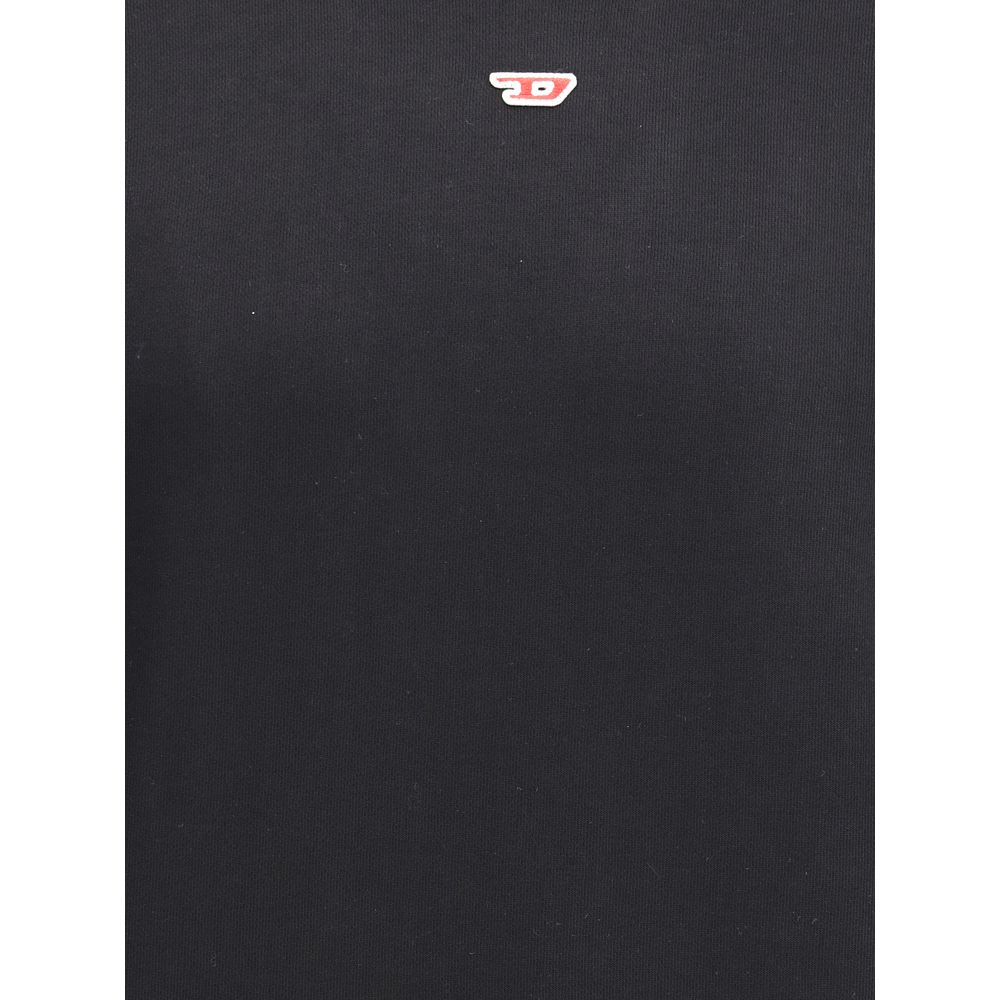 Black Cotton Sweatshirt