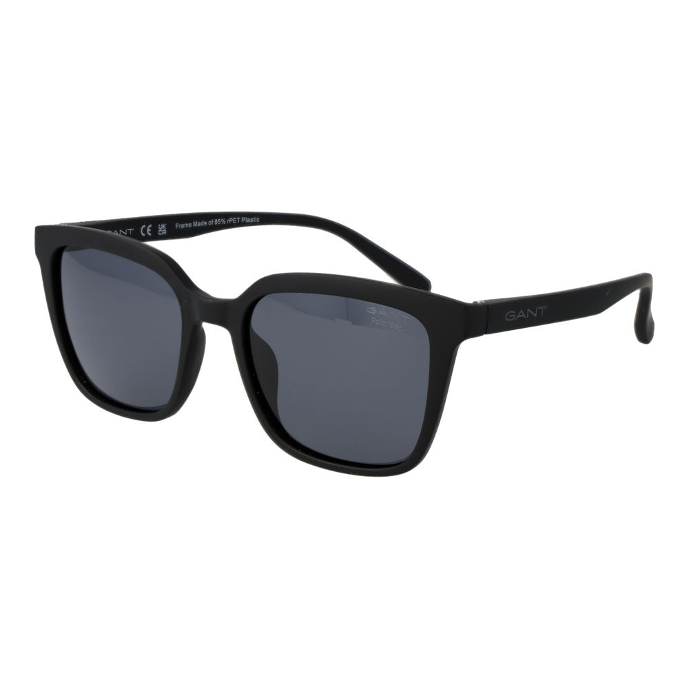 Black Stainless Steel Sunglasses