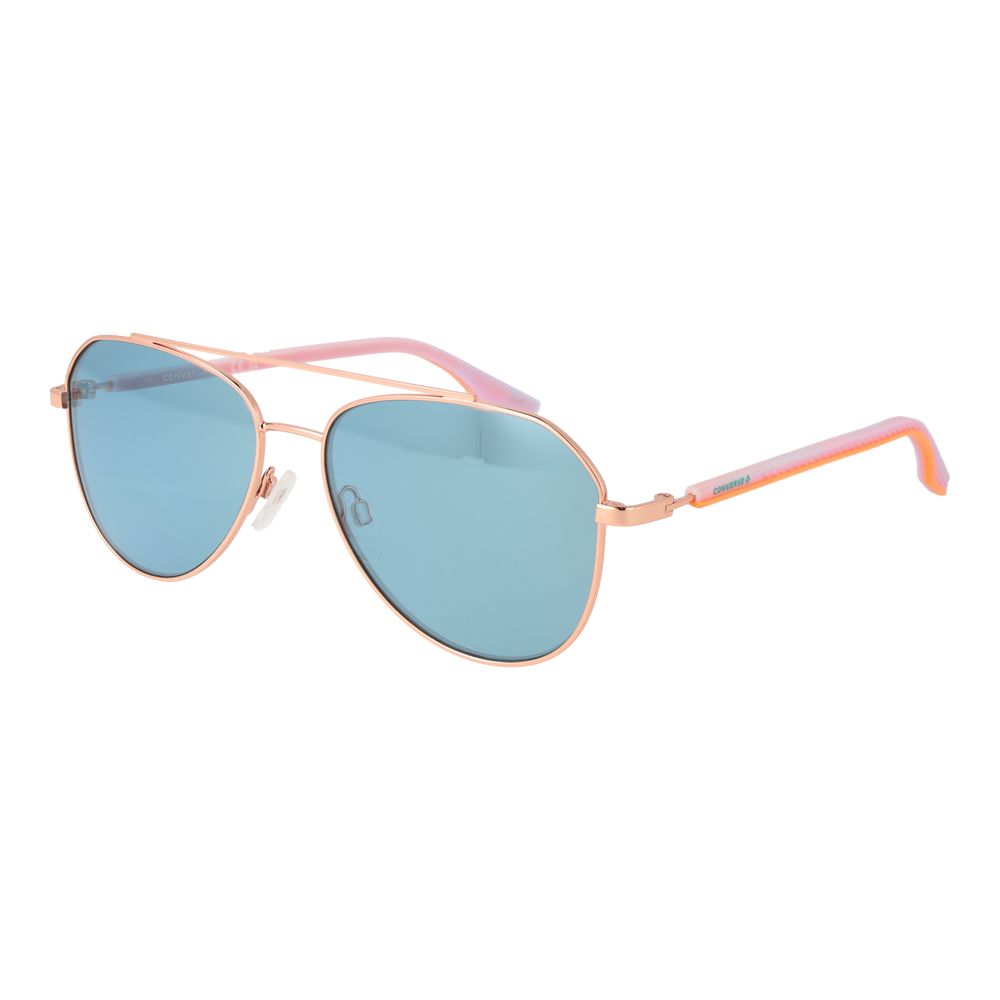 Rose Gold Rubber Sunglasses