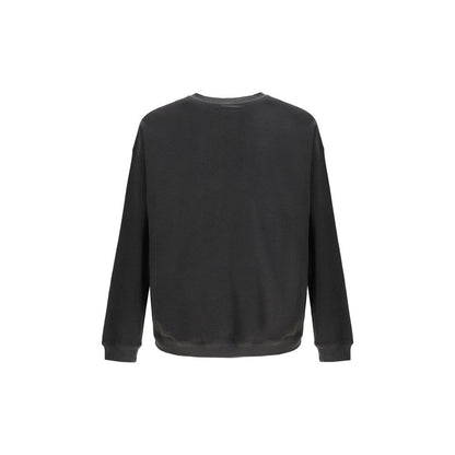 Black Cotton Sweatshirt