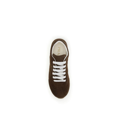 Brown Calf Leather Bos Taurus Sneakers