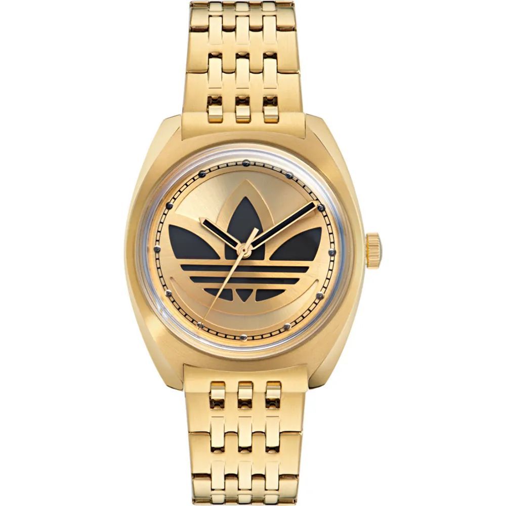 Gold Stainless Steel Dress Watch