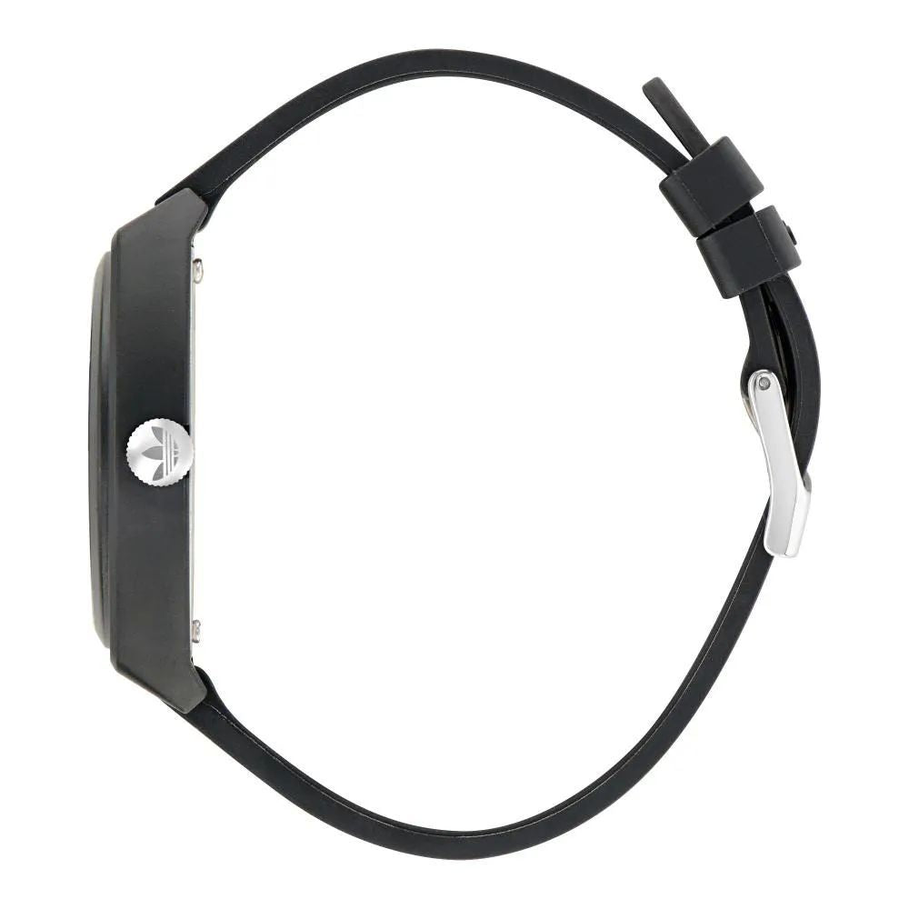 Black Synthetic Dress Watch