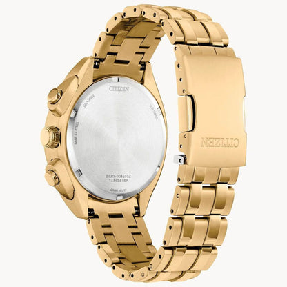 Gold Stainless Steel Dress Watch