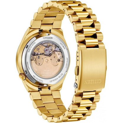 Gold Stainless Steel Dress Watch