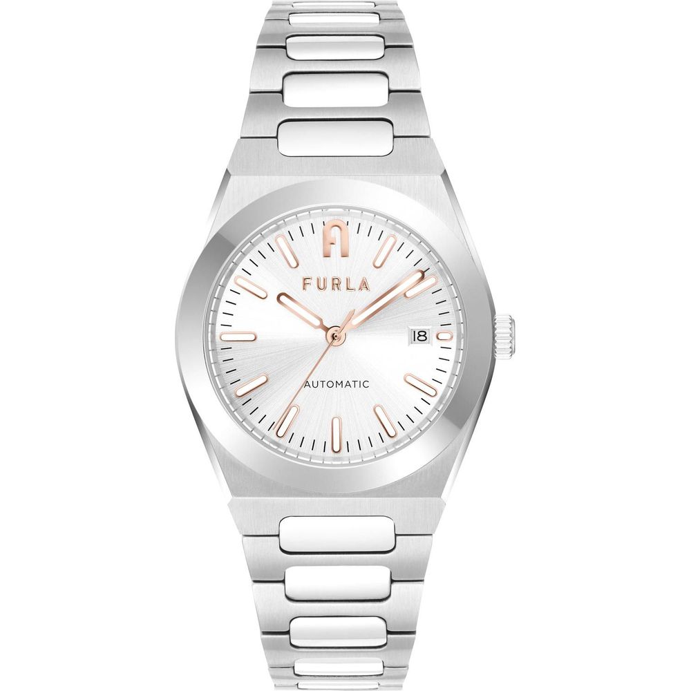 Gray Stainless Steel Dress Watch