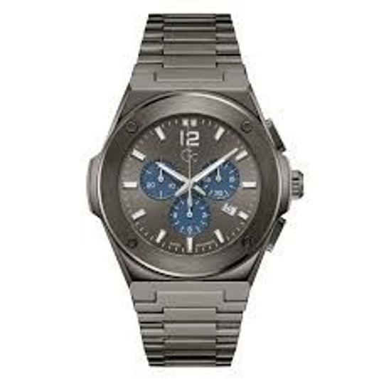 Gray Stainless Steel Dress Watch