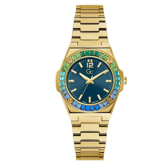 Gold Stainless Steel Dress Watch