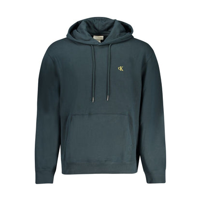 Blue Cotton Men Sweater