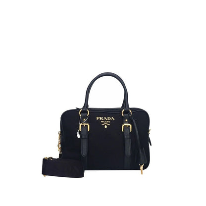 Black Nylon Handbag