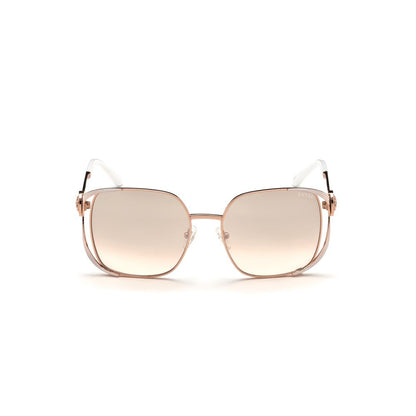 Rose Gold Metal Sunglasses
