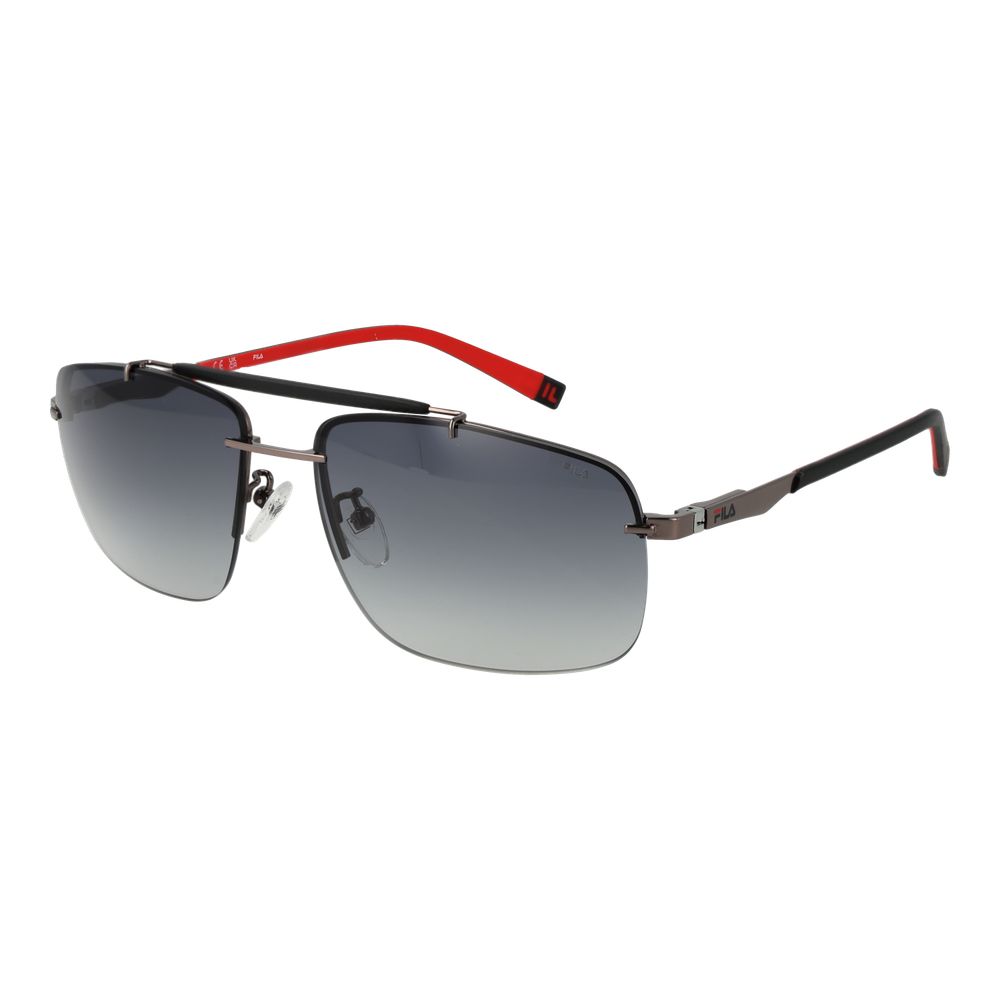Gray Stainless Steel Sunglasses