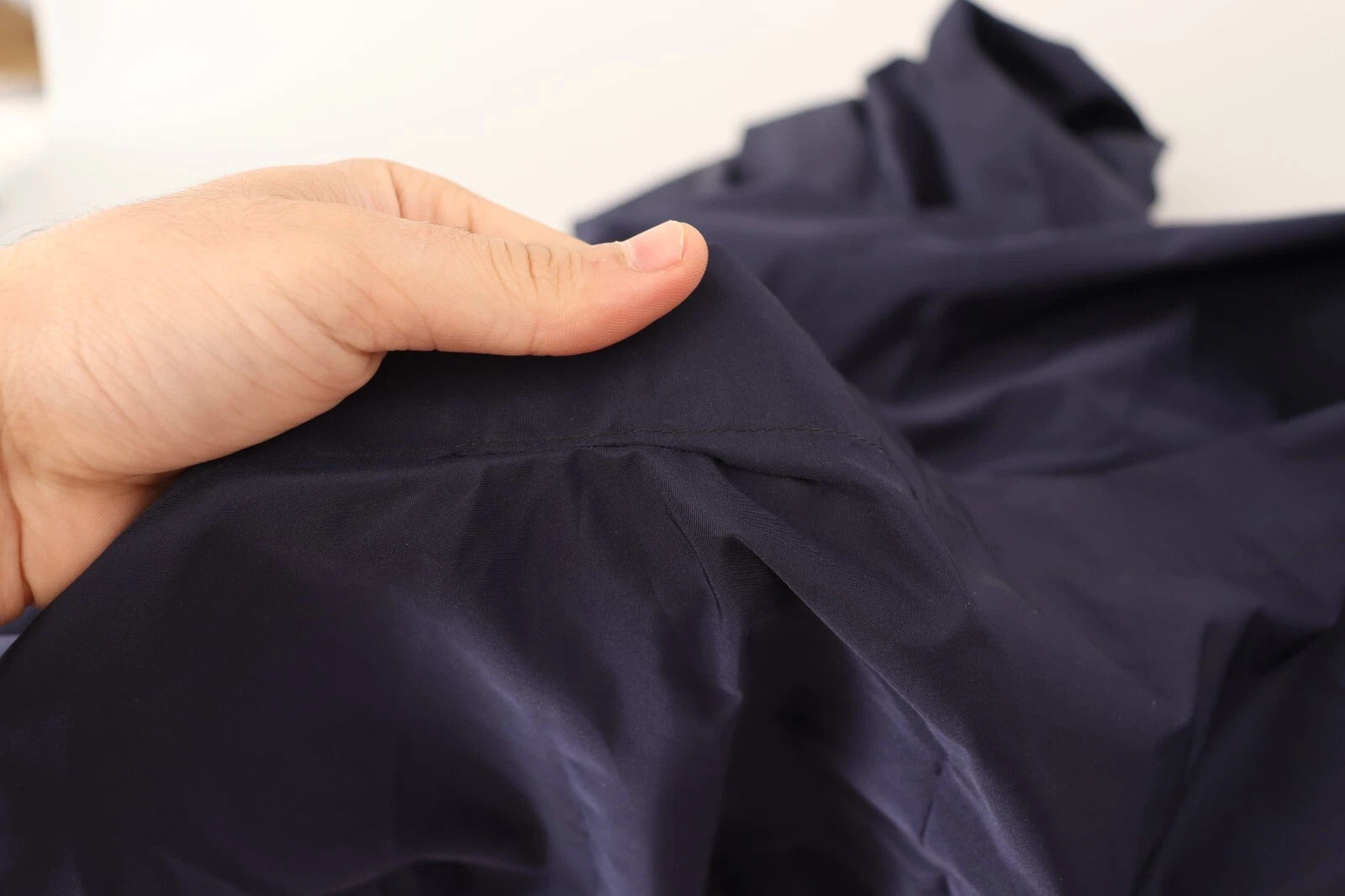 Navy Blue Sleeveless Round Neck Mermaid Long Dress