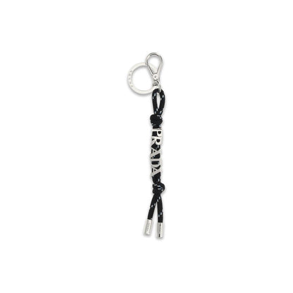 Black Recycled Polyester Keychain