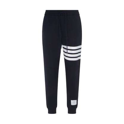 Blue Cotton Joggers (Workout Pants)