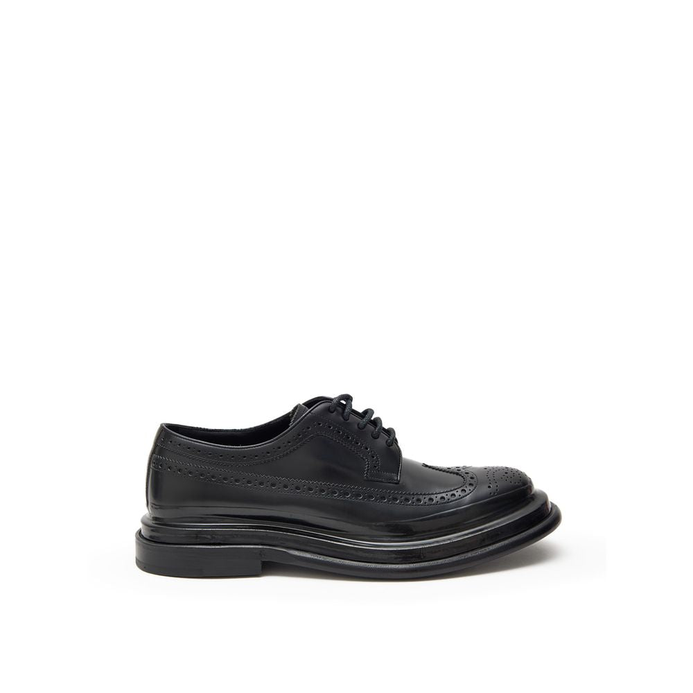 Black Leather Moccassin