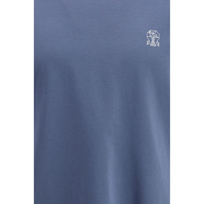 Blue Cotton T-Shirt