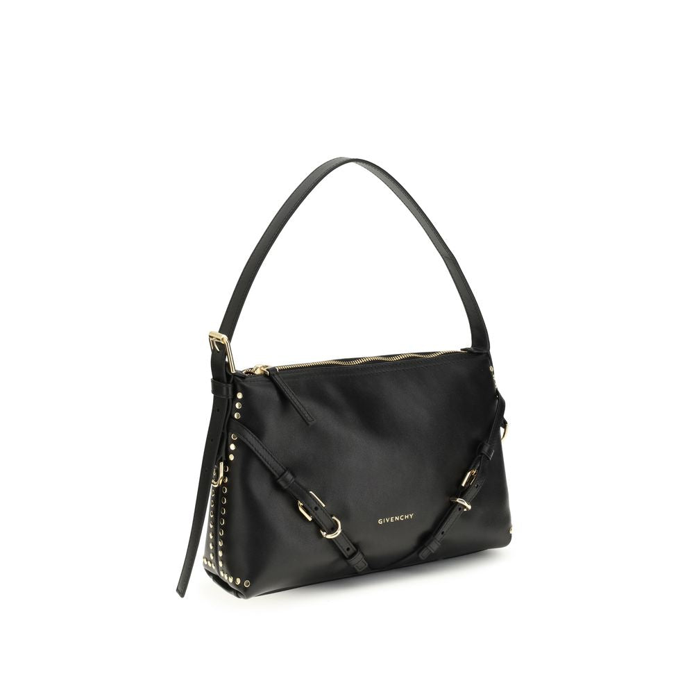 Black Calf Leather Bos Taurus Shoulder Bag