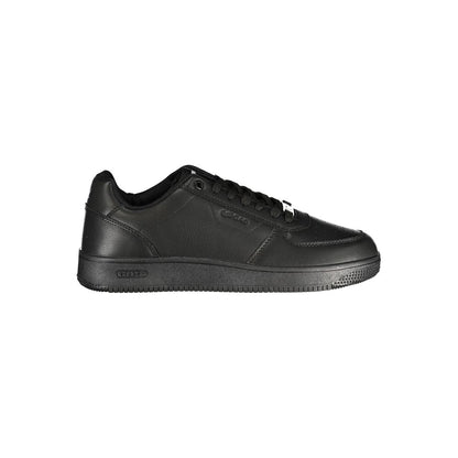 Black Polyurethane Men's Sneaker
